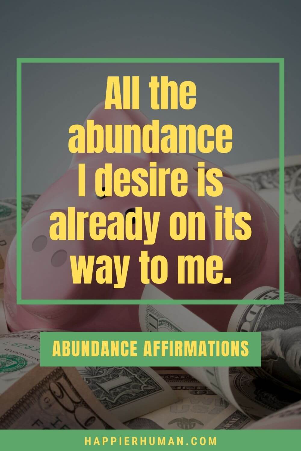 Abundance Affirmations - All the abundance I desire is already on its way to me. | 7 most powerful money affirmations | morning affirmations for abundance | law of attraction affirmations for money