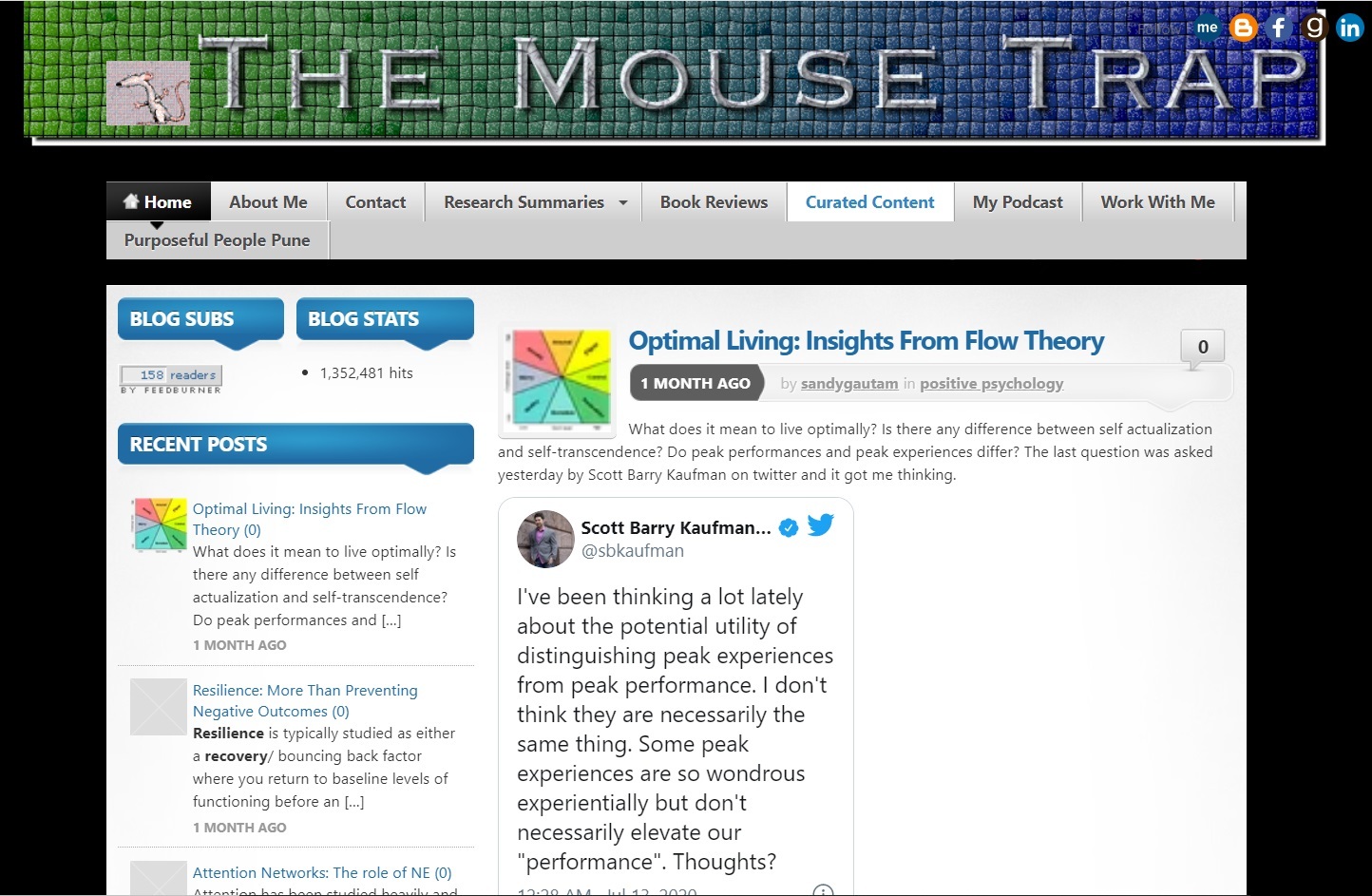 mousetrap | educational psychology websites | blogs about human behavior