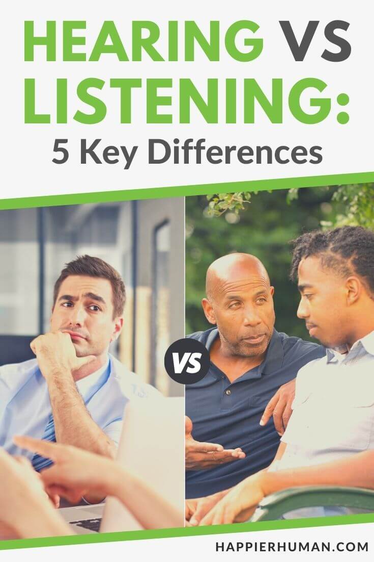 hearing vs listening | hearing vs listening examples | difference between hearing and listening brainly