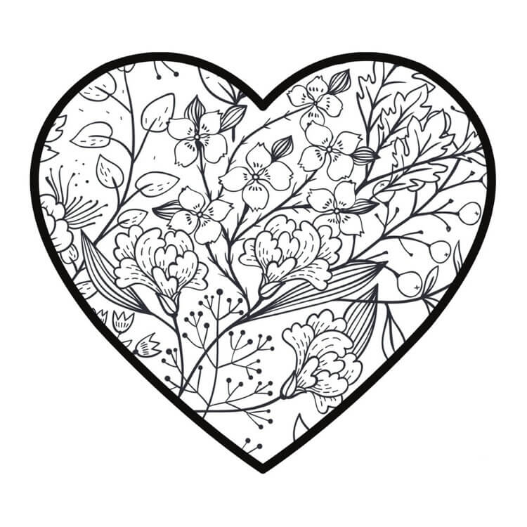 love coloring pages printable | heart coloring meaning | heart coloring pages for toddlers