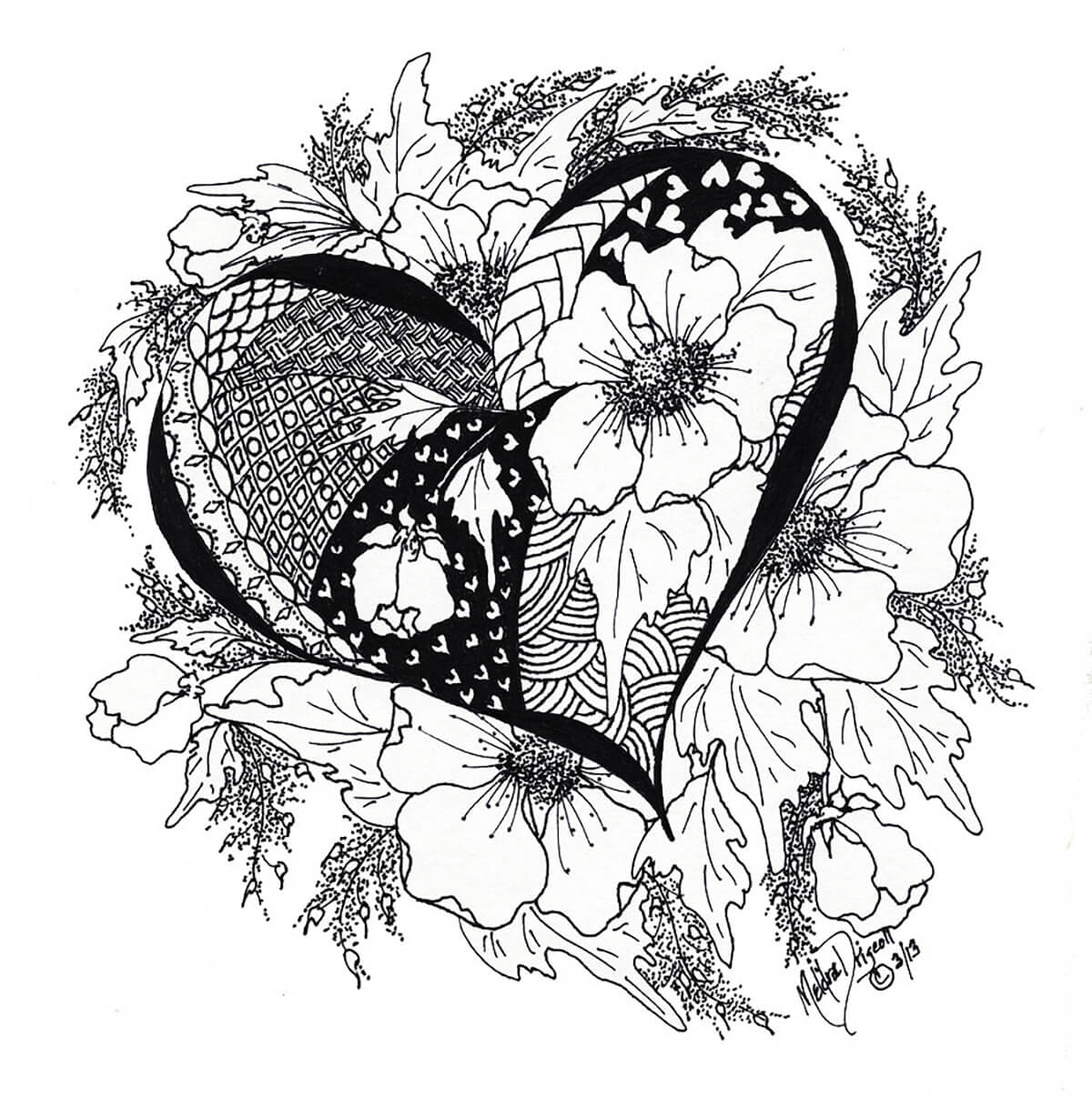 heart coloring pages for adults | free printable heart coloring pages for adults | heart anatomy coloring pages for adults