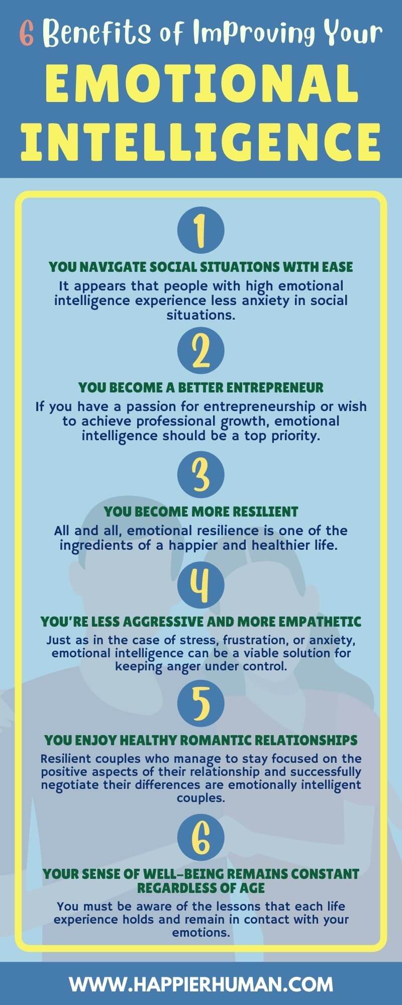 eight benefits of emotional intelligence | personal benefits of emotional intelligence | professional benefits of emotional intelligence