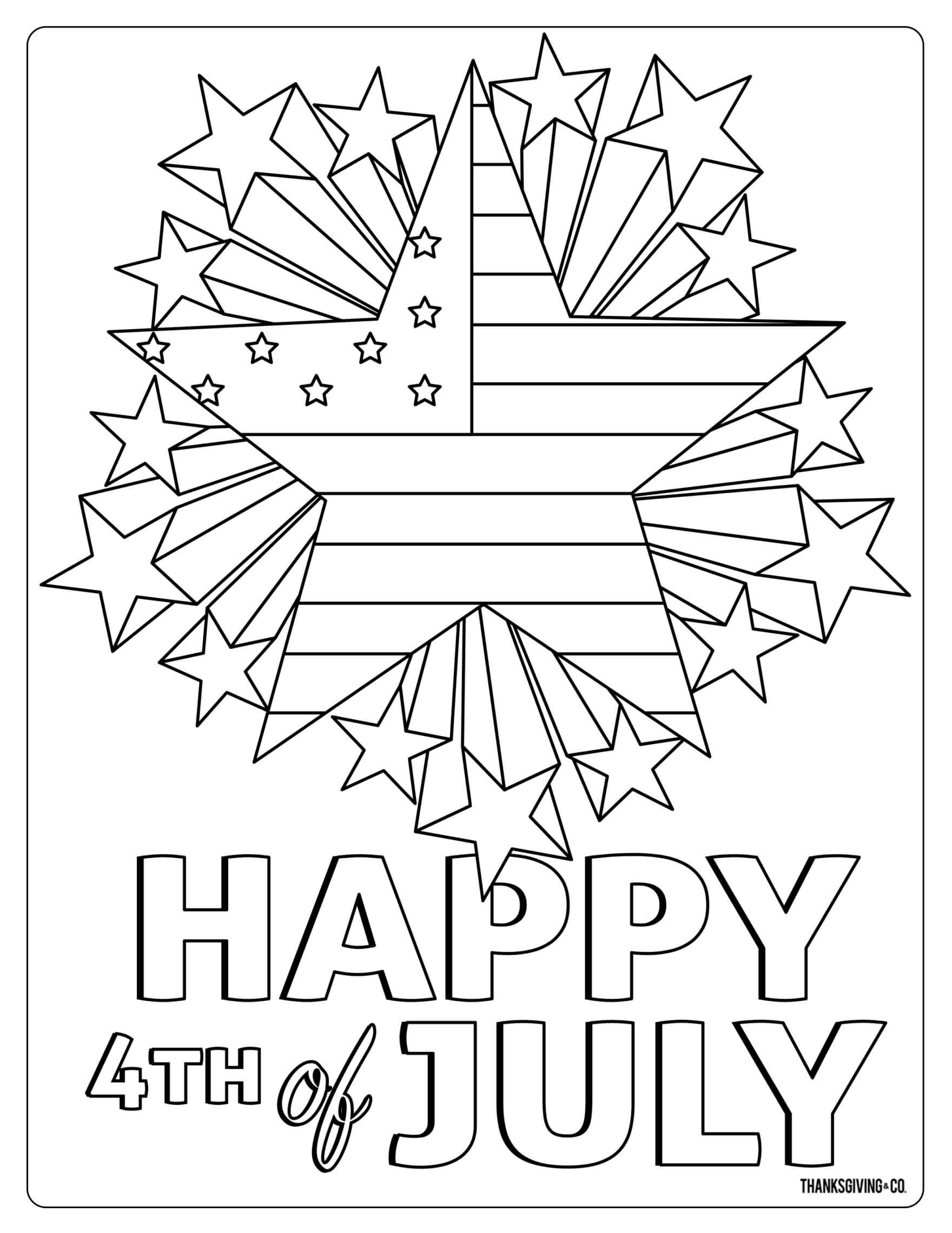 4th of july coloring pages images | thanksgiving coloring pages | summer coloring pages