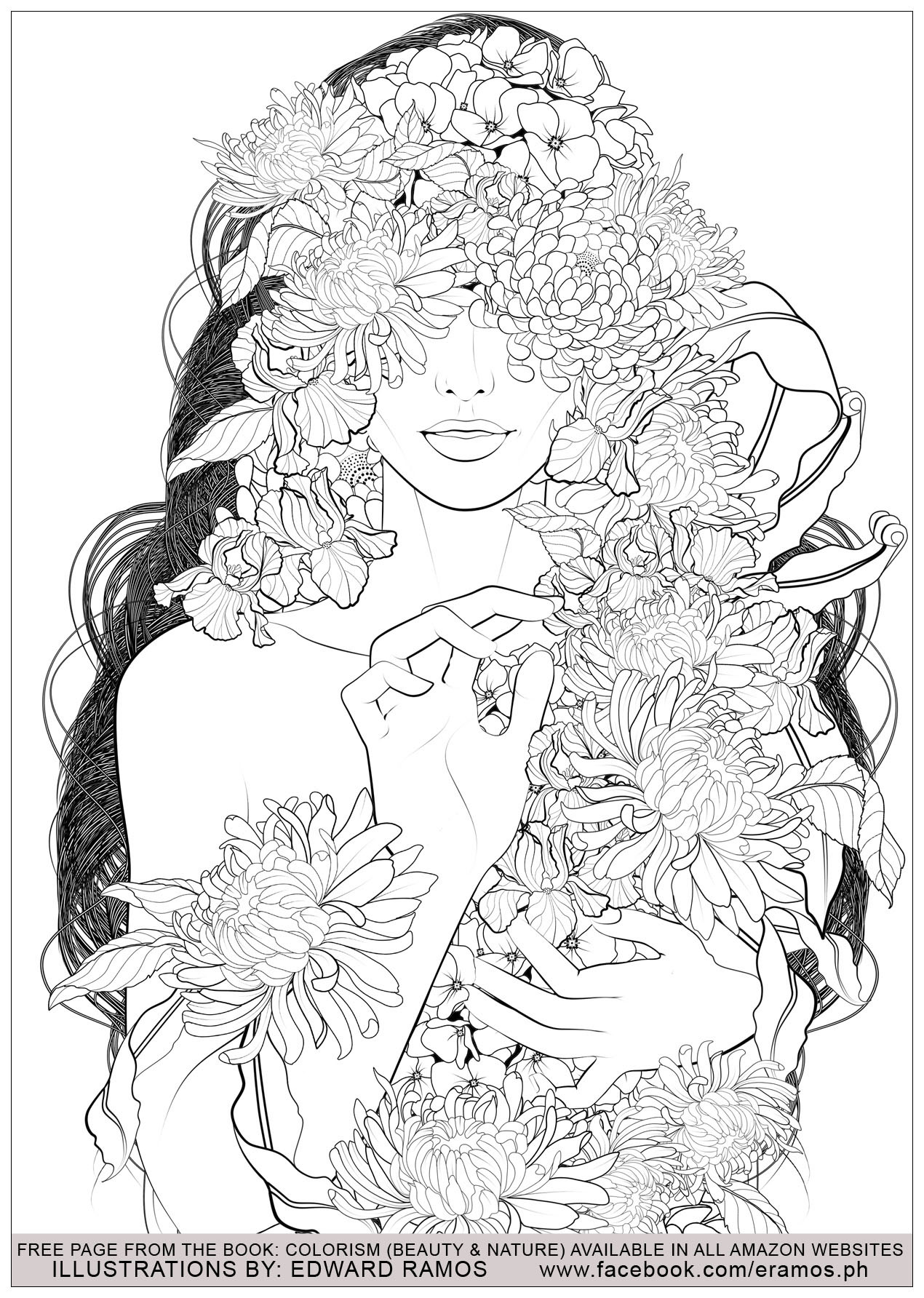 full page stress relief coloring pages | flower stress relief coloring pages | quotes stress relief coloring pages