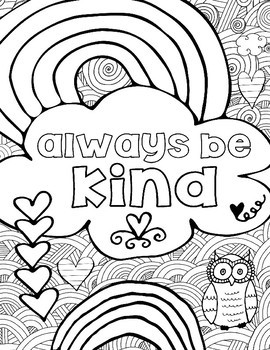 teachers pay teachers2 | choose kindness coloring pages | free printable be kind coloring pages