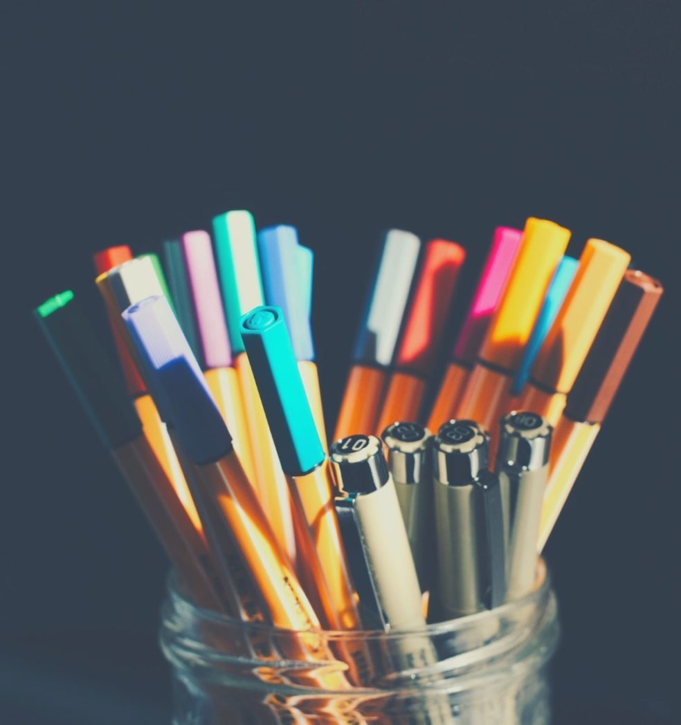  journalingcolored pens