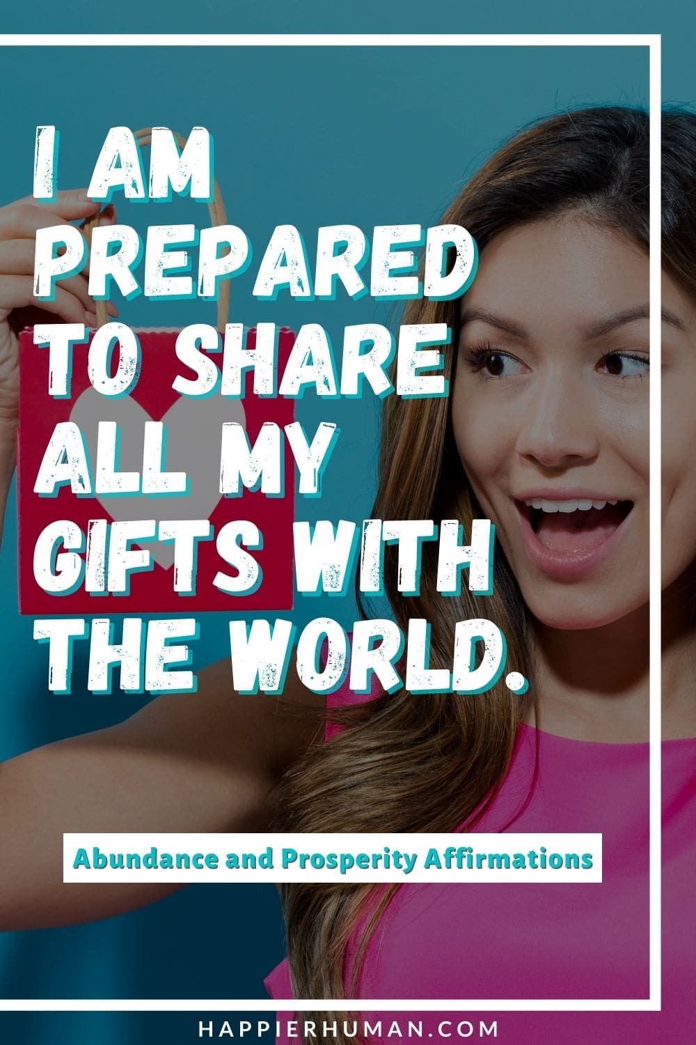 Abundance and Prosperity Affirmations - I am prepared to share all my gifts with the world. | spiritual affirmations for prosperity | power affirmations for manifesting wealth and abundance | gratitude affirmations for wealth #affirmation #mantra #inspirational