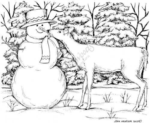 snowman coloring pages for adults | snowman coloring pages pdf | blank snowman coloring pages