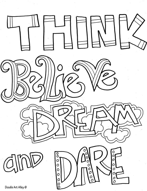 encouraging words coloring pages | easy inspirational coloring pages | mindfulness quotes colouring sheets