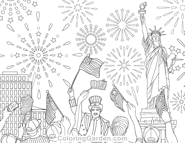 mickey mouse 4th of july coloring pages | 4th of july coloring pages | 4th of july coloring pages free